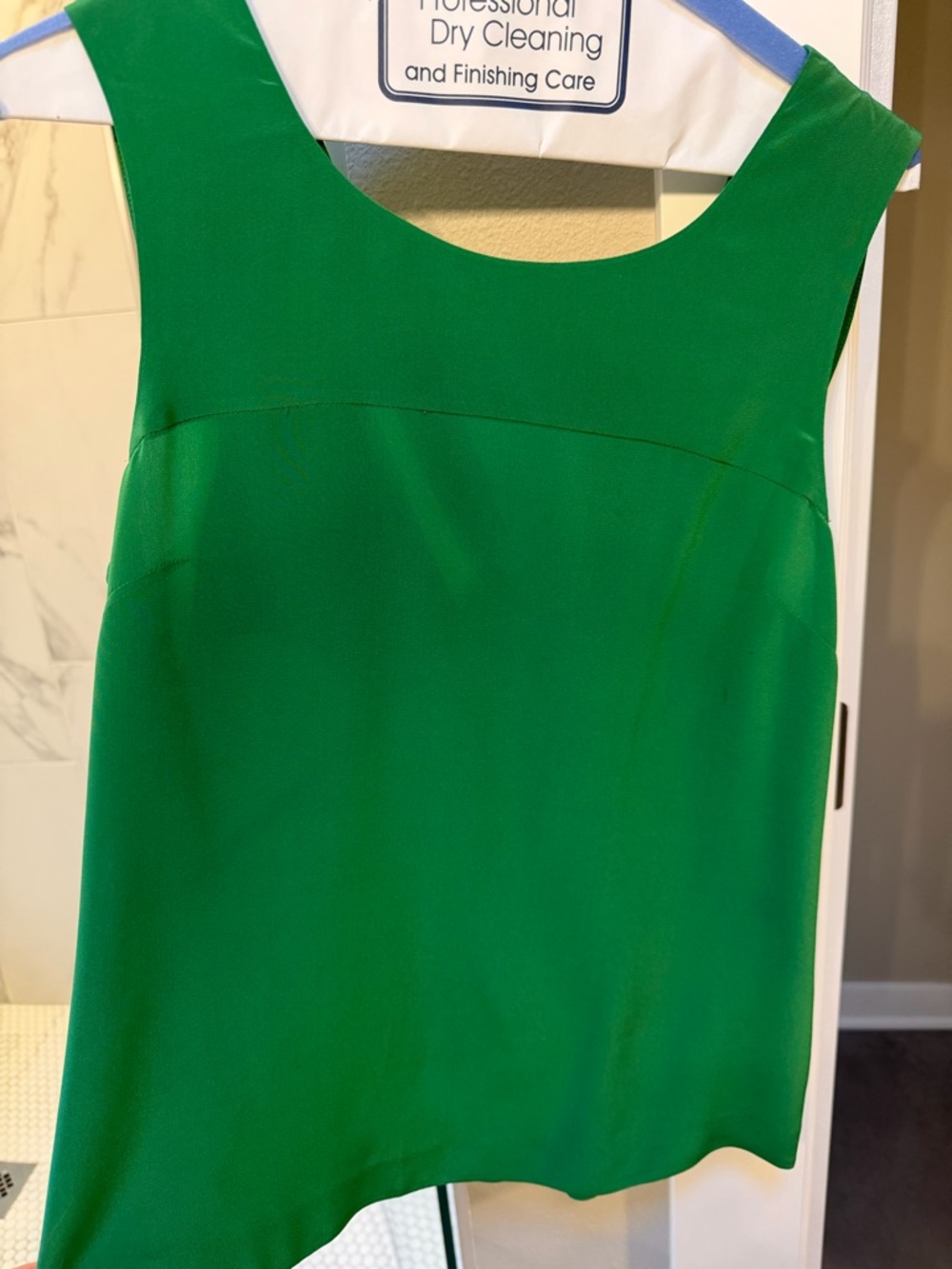 Maeve Emerald Green Sleeveless Shell Top